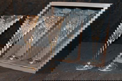 Waterford Crystal Millenium Collection - (2)  Box Sets Happiness Toasting Flute Pairs