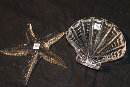 Waterford Crystal - Cape Collection 6-1/2" Starfish, Clam