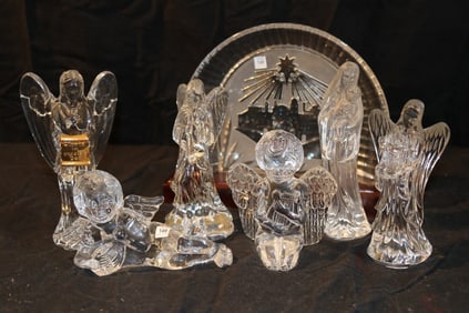 Waterford Crystal Millenium Collection - Angel, Cherub w. Lute 3rd Ed., Angel w. Trumpet No. 4,