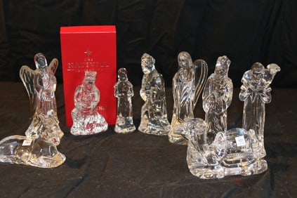 Waterford Crystal - Camel, Angel w. Lute 3rd Edition, Melchior Wise Man, Shepherd Boy, Gasper Wise