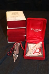 Waterford Crystal - (4) Icicle Decorations
