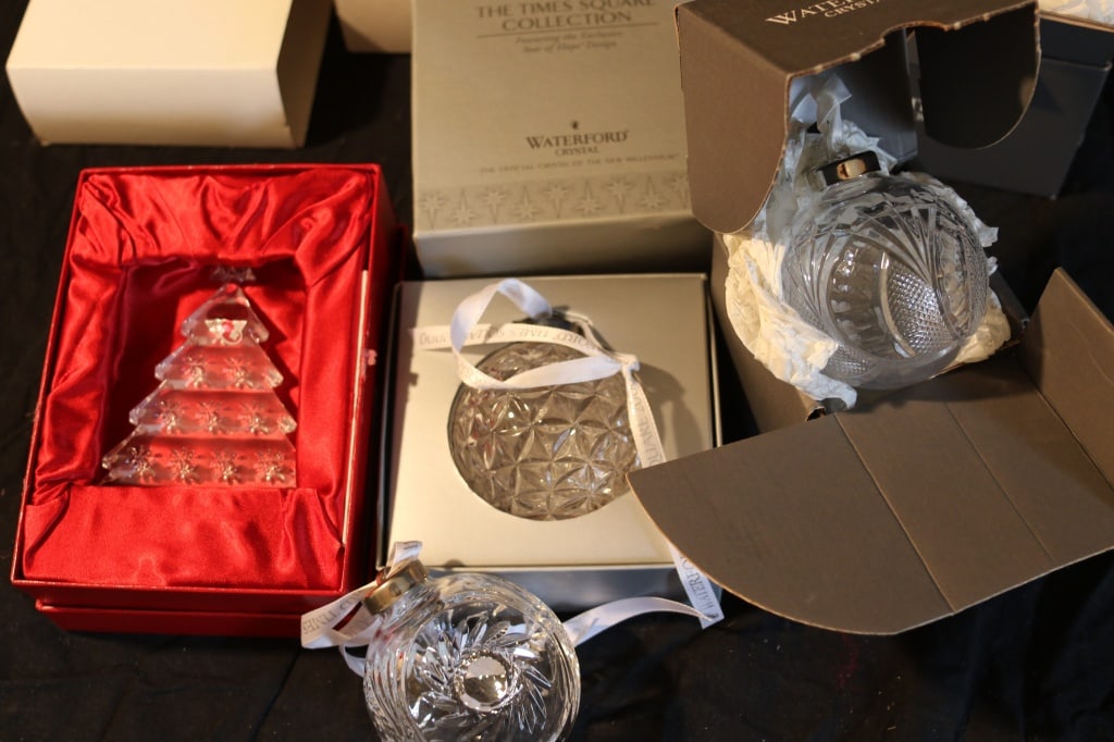 Waterford The Times Square Collection Crystal - 4 Ornaments (1 of 1)