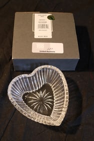 Waterford Crystal - (2) Heart Shaped Bowls