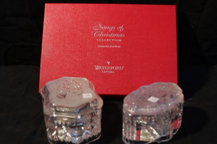 Waterford Crystal - 2002 Songs of Christmas Music Box 7th Edition, Joy To The World Music Box 4th