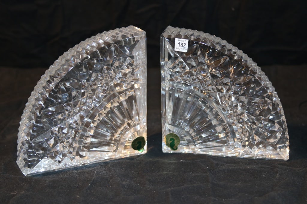 Waterford Crystal - Quadrant Bookends Pair (1 of 2)