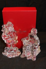 Waterford Crystal Figures - Santa, 2005 Annual Santa Claus Sculpture