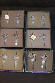Waterford Crystal - (6) 2pc Congratulations Stoppers Box Sets