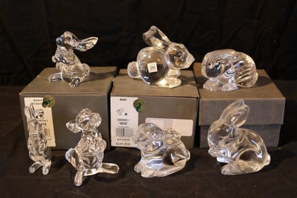 Waterford Crystal Animals - Bunny 3rd Edition, Bunny, Bunny Ears Down, Velveteen Rabbit, Easter
