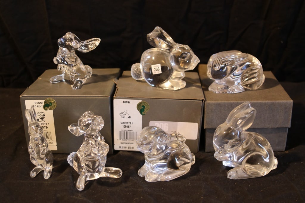 Waterford Crystal Animals - Bunny 3rd Edition, Bunny, Bunny Ears Down, Velveteen Rabbit, Easter (1 of 1)