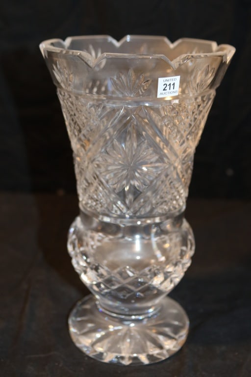 Waterford Crystal - Early Samuel Miller Vase (1 of 1)