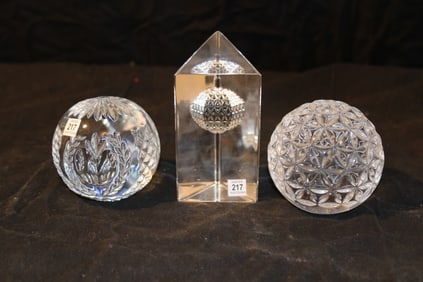 Waterford Crystal Times Square - Star of Hope Ball 2001 Sculpture, Hope For Abundance, 2000 Star of