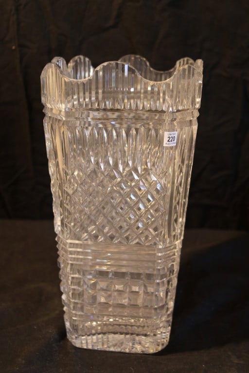 Waterford Crystal - 12" Square Vase (1 of 2)