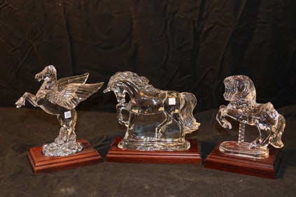 Waterford Crystal - W.S. Legends and Lore Unicorn - Signed - Especially for Joe Kelly Signed Jim