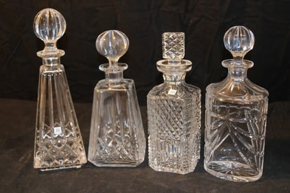 Waterford Crystal - Lissadel Decanter, Lismore Square Spirit Decanter, Square Decanter, Branford