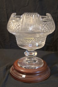 Waterford Crystal - Rare 9" Footed Center Bowl Cutters Special - Period Piece