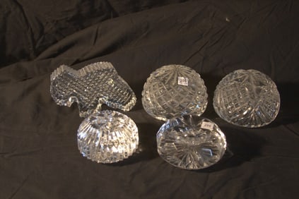 Waterford Crystal Paperweights - Ireland, 1st & 2nd Issued Paperweights - No Boxes, 2 Paperweights -