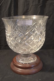Waterford Crystal - Footed Trifle Bowl 10" Period Piece w. Base - Retired