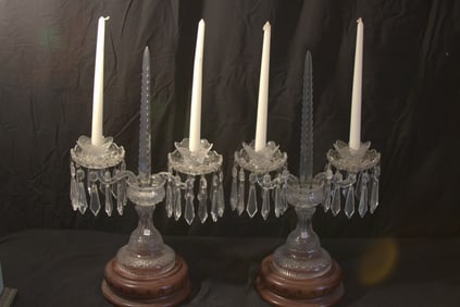Waterford Crystal - Master Cutter C5 Candleabra Pair