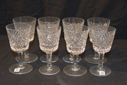 Waterford Crystal Stemware - (8) Alana Port Wines - 4-1/2"