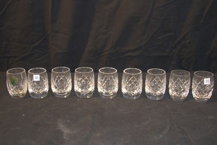 Waterford Crystal Stemware - (9) Alana Shot Glasses 2-1/2"