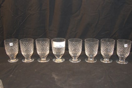 Waterford Crystal Stemware - (8) Alana Footed Juice - Rare - 4"