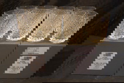 Waterford Crystal Stemware - (8) Alana 5oz Tumblers - 3-1/2"