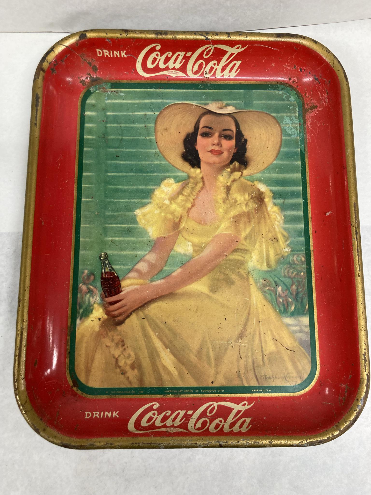 1938 Drink Coca-Cola Tray (1 of 6)