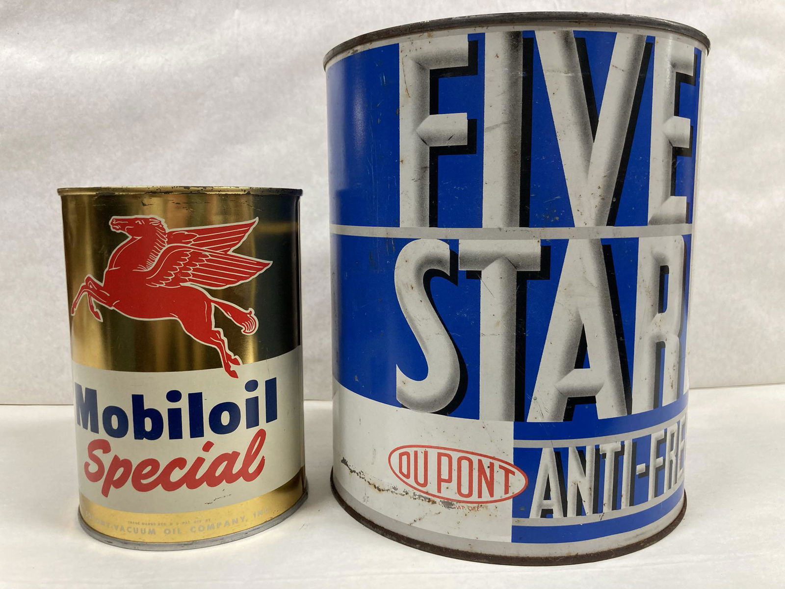 Mobile Oil Bank & Dupont Anti-Freeze Can (1 of 9)