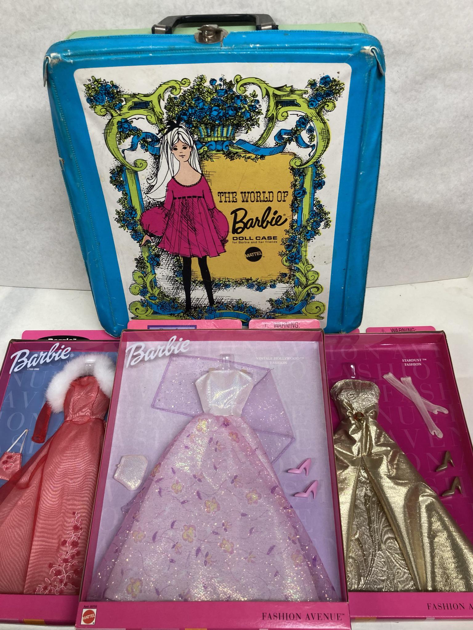 The World of Barbie Doll Case for Barbie: The World of Barbie Doll Case for Barbie and her friends filled with Barbie clothes and accessories