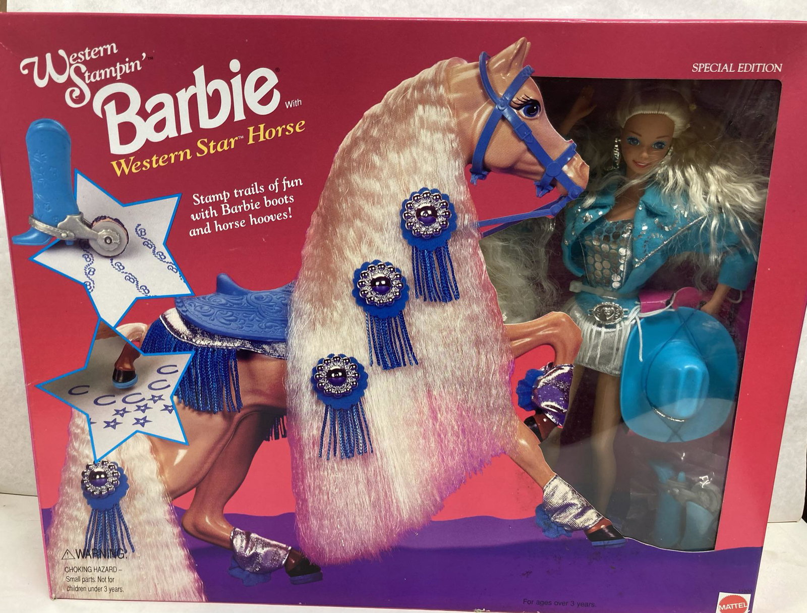 Limited Edition Western Stampin Barbie with Horse: Limited Edition Western Stampin Barbie with Western Star Horse