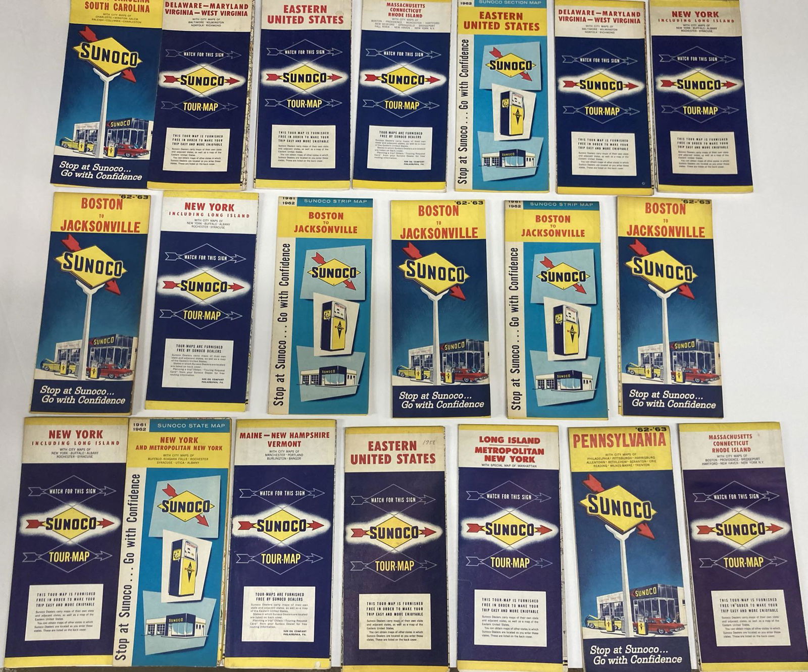 Advertising/ Petrolina 20 Sunoco Maps (1 of 4)