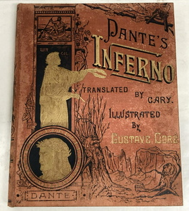 1901 Book Dantes Inferno Illustrated By Gustave