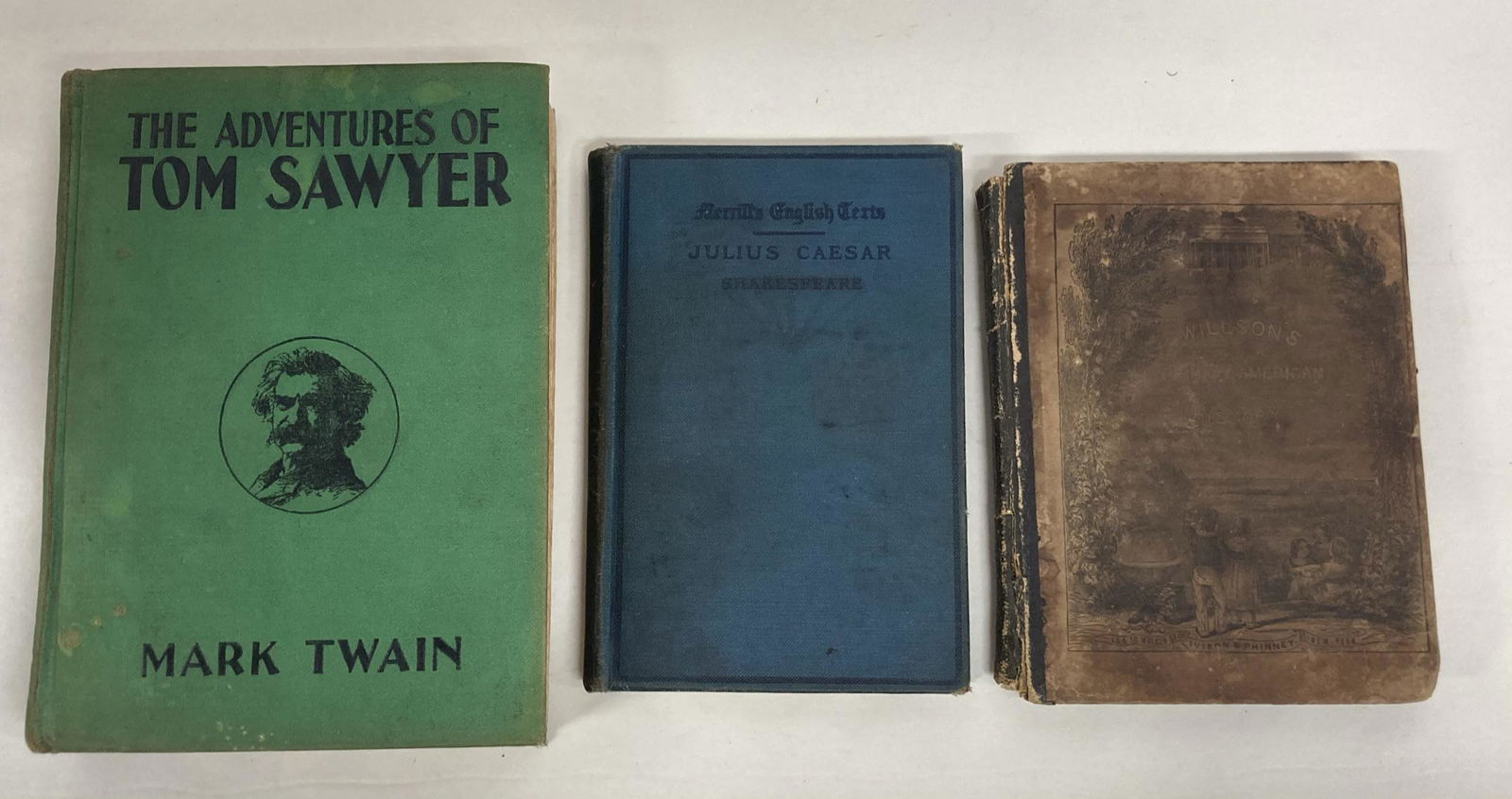 Lot of Books: Shakespeare, Mark Twain, Marcus Willson (1 of 10)