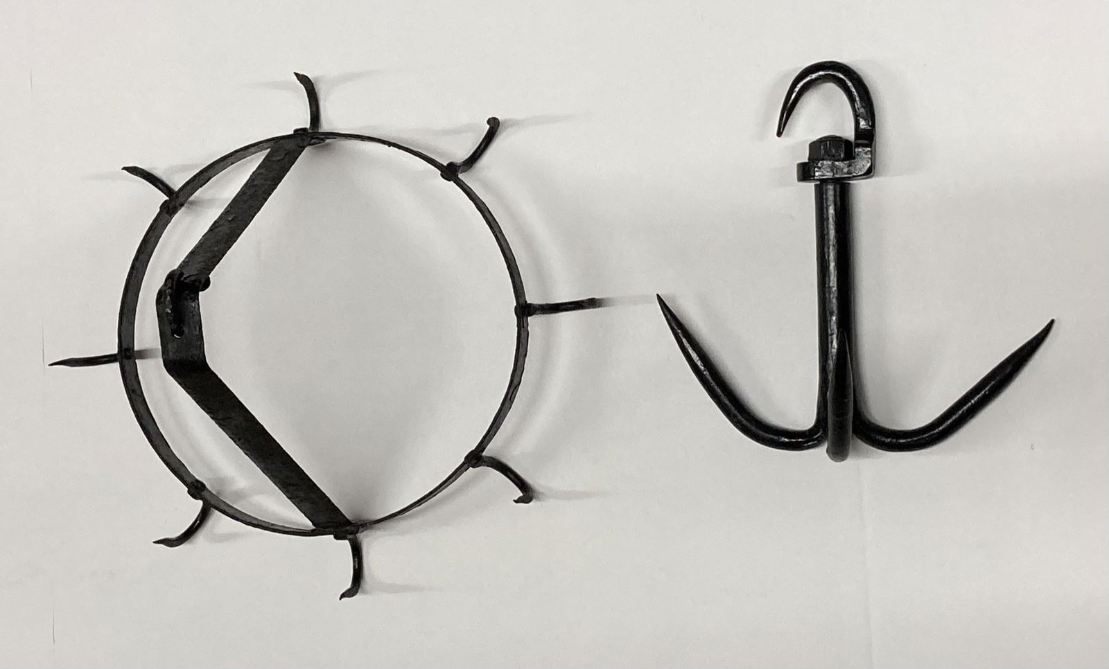 Hand Forged Iron Meat Hook & Chicken Display (1 of 6)