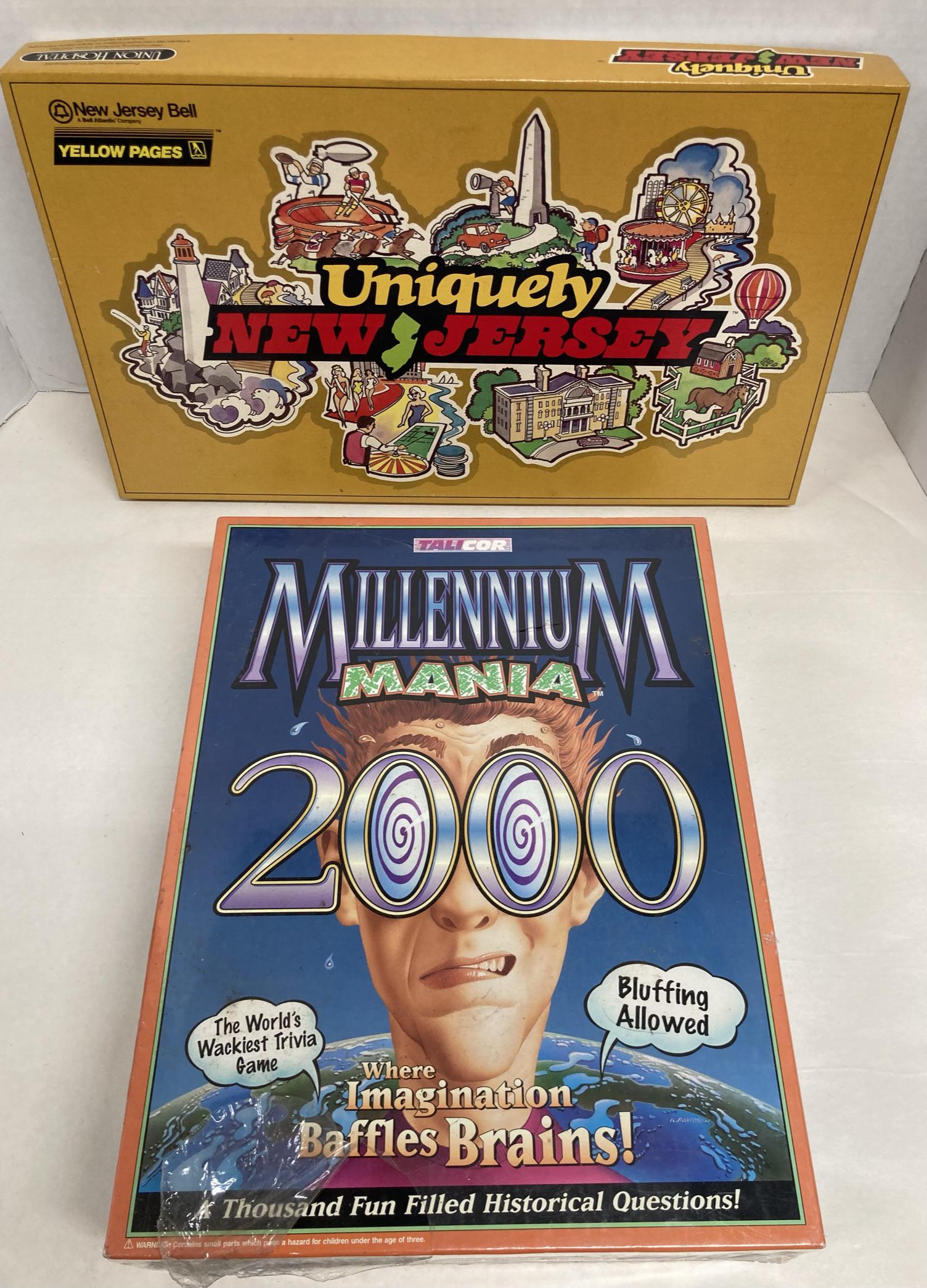 Board Games: Millennium Mania 2000 New Jersey and Bell Yellow Pages Gameboard (1 of 3)