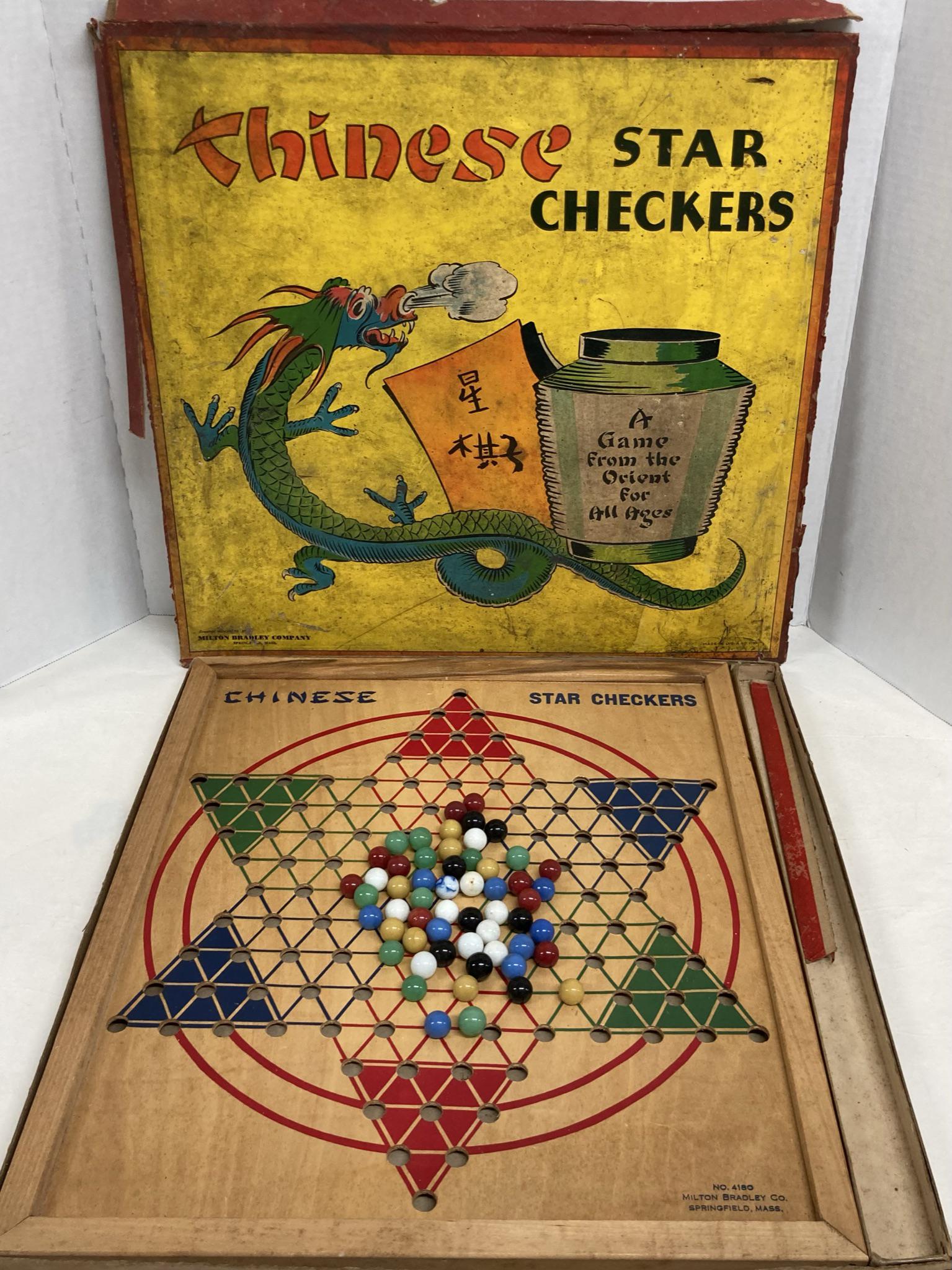 Milton Bradley Company Chinese Star Checkers: Milton Bradley Company Chinese Star Checkers Please refer to the pictures as they also help to form part of the description and reach out to us with any questions.