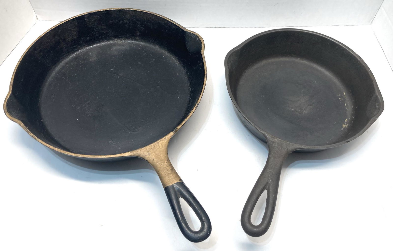 Two Unsigned Cast Iron Frying Pans (1 of 5)