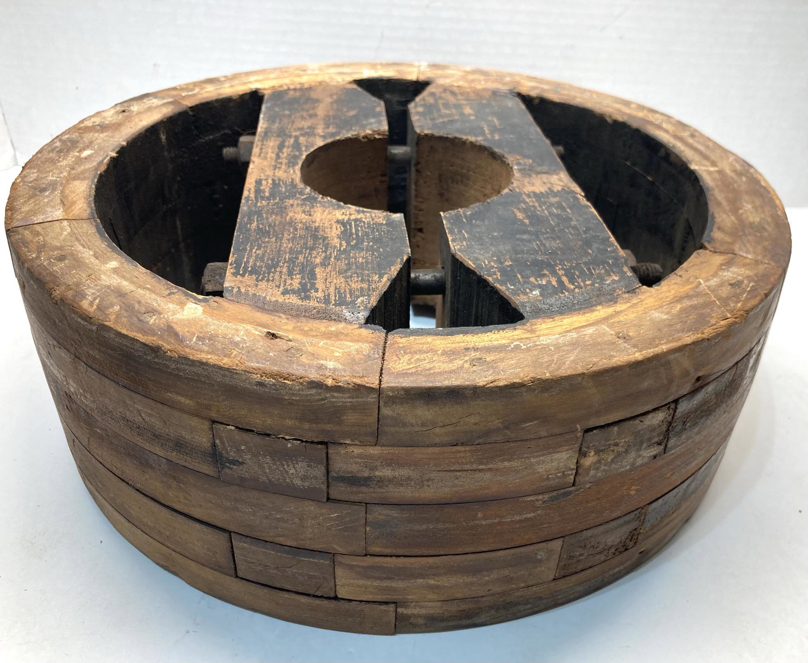 Wooden Machinery Wheel: Wooden Machinery Wheel 12x4