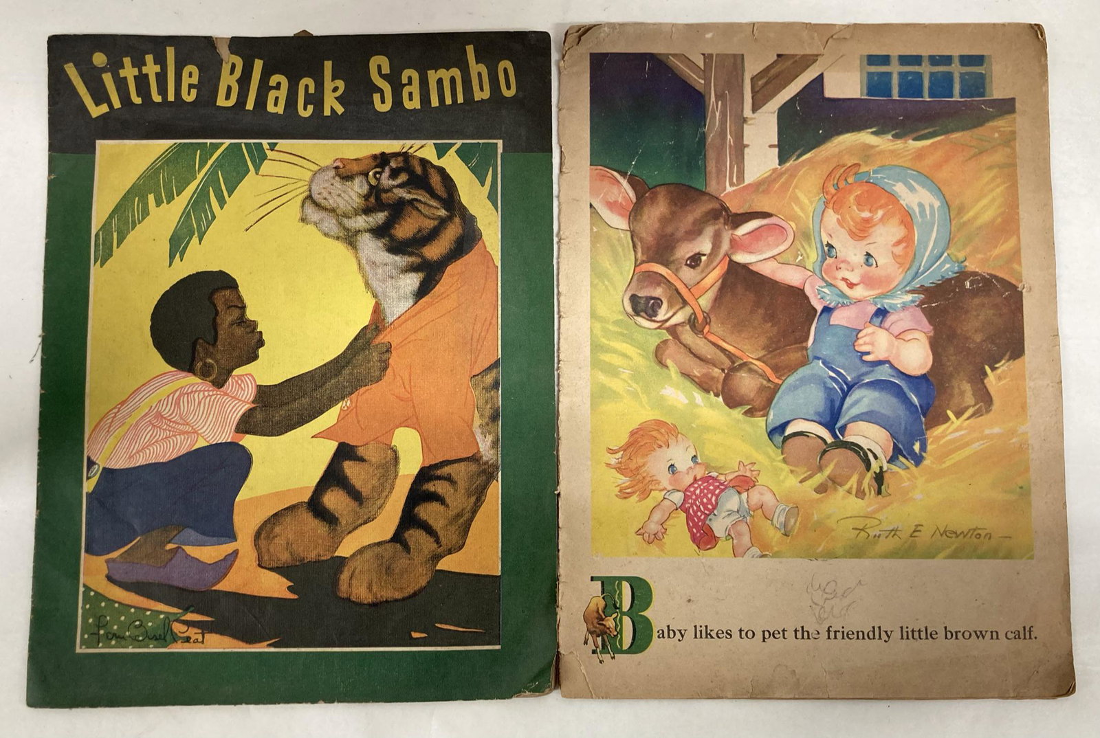 Artwork by Ruth E Newton and Little Black Sambo 1946 A Mary Perks Book artwork by Feru Bisel Peat: Artwork by Ruth E Newton and Little Black Sambo 1946 A Mary Perks Book artwork by Feru Bisel Peat written by Helen Bannerman