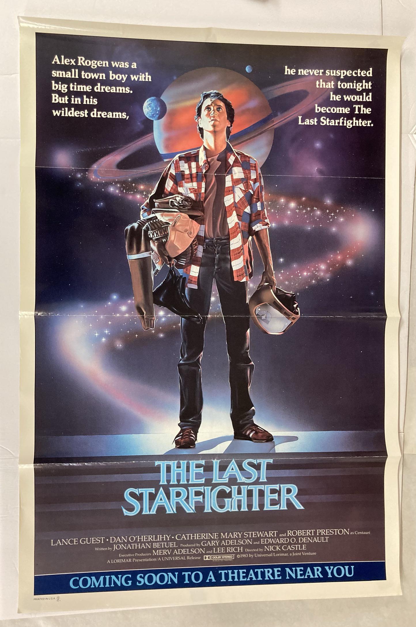 Original Movie Poster Art The Last Starfighter: Original Movie Poster Art The Last Starfighter