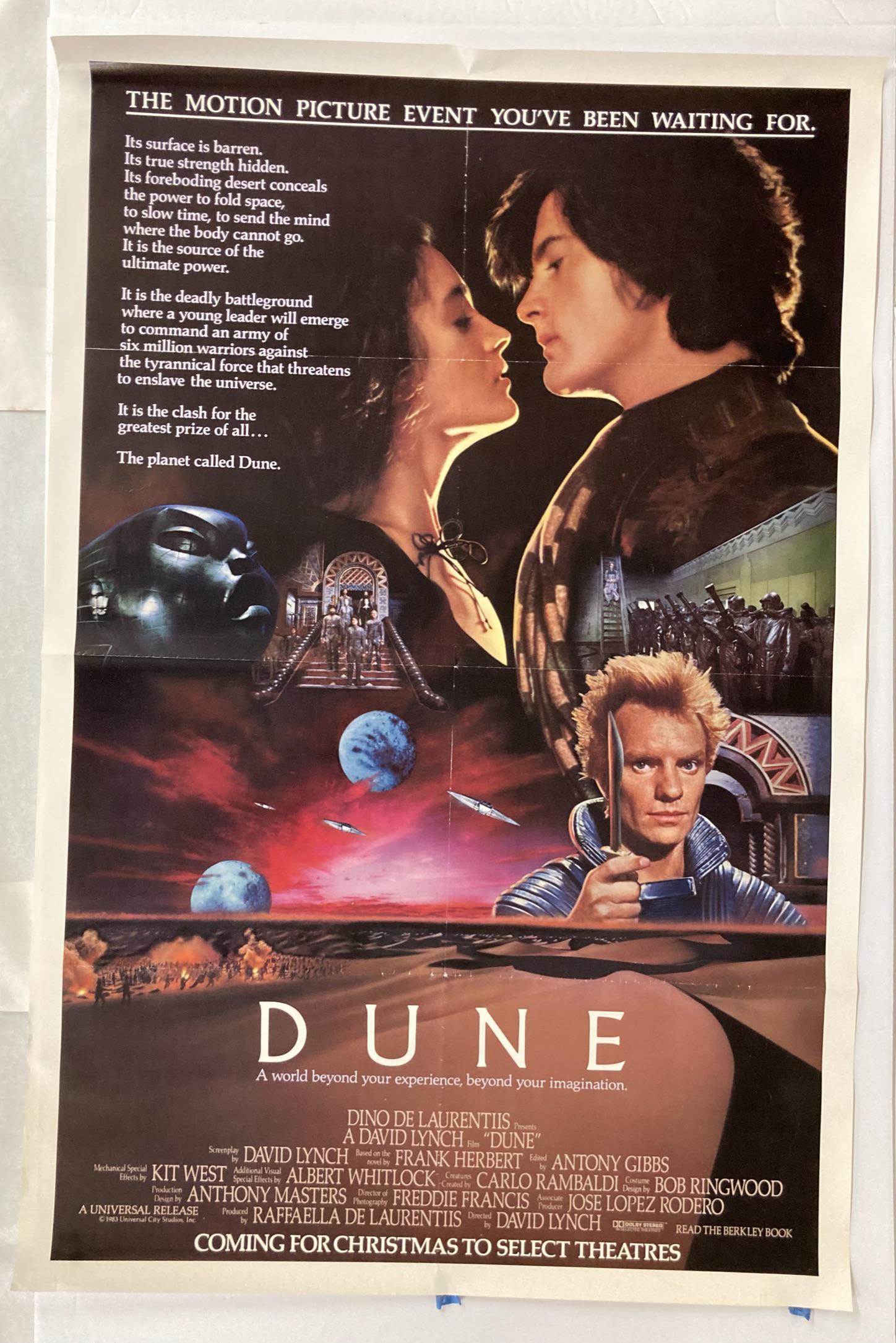 Originla Movie Poster Art Dune (1 of 5)