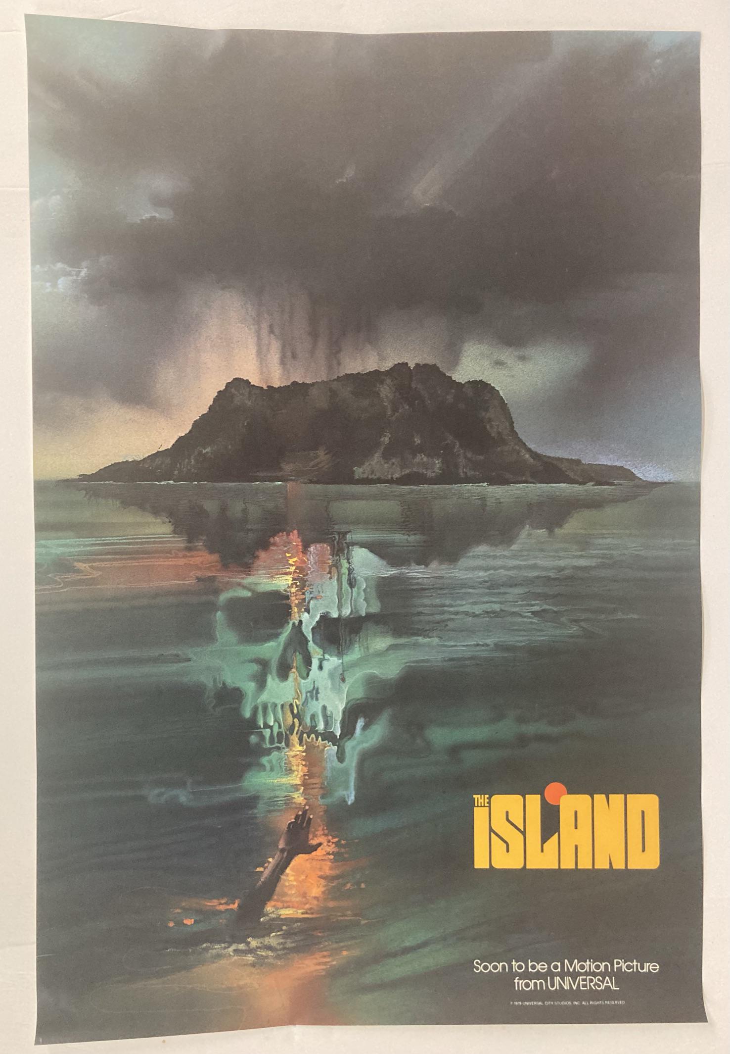 1975 Universal Film Poster Advertising for The Island (1 of 4)