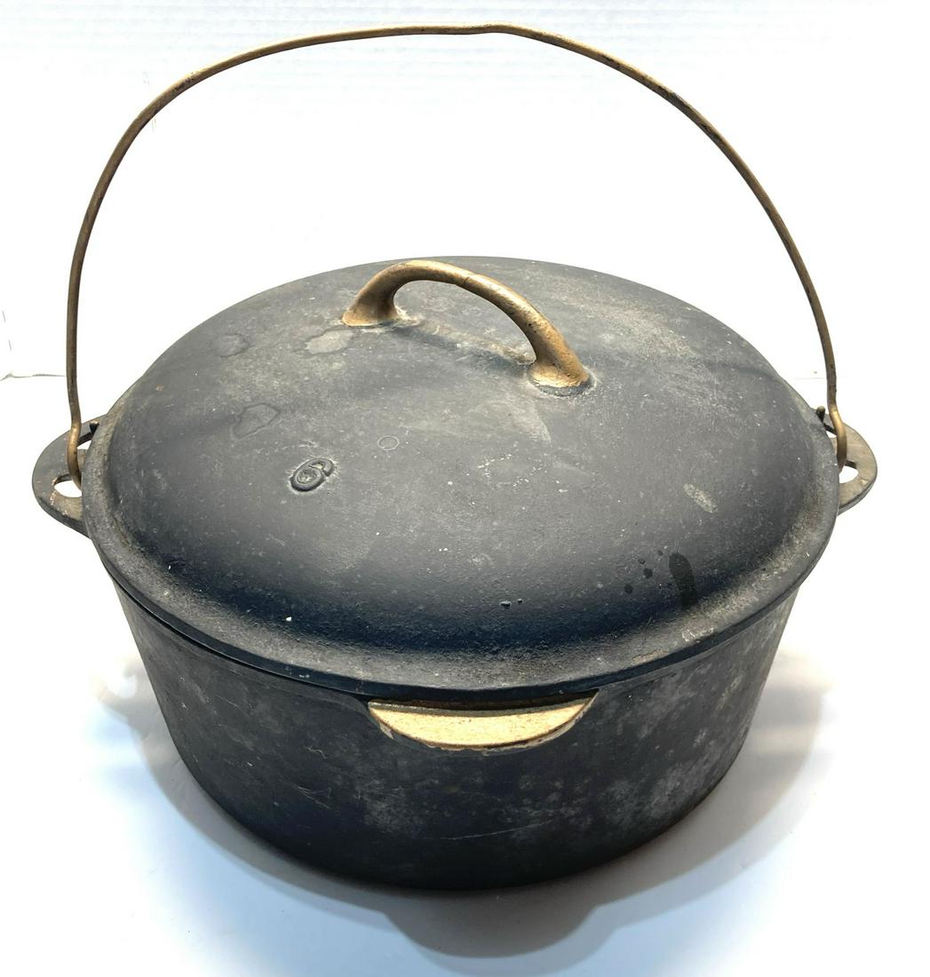 Iron Pot Lid Marked No. 6 (1 of 6)