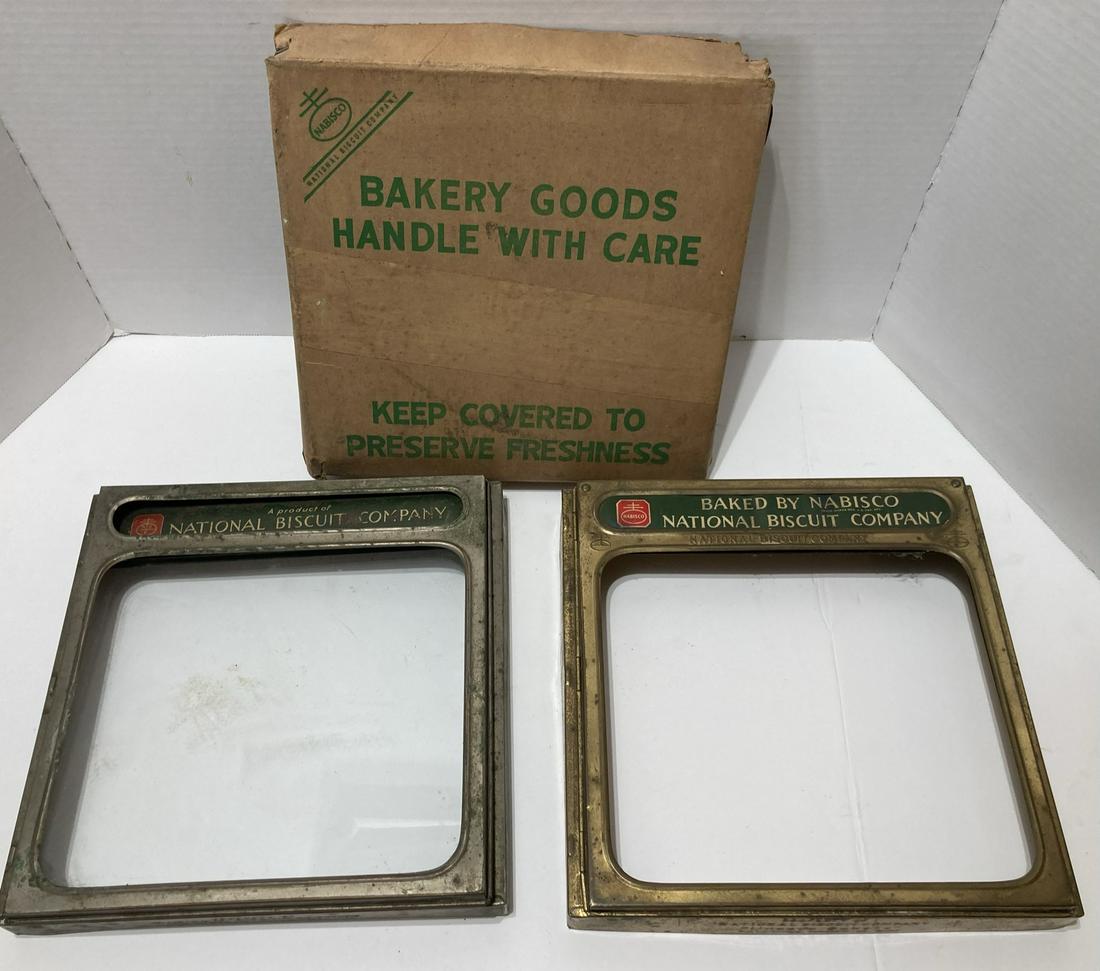Two Nabisco Nation Biscuit Company Display Cases (1 of 9)