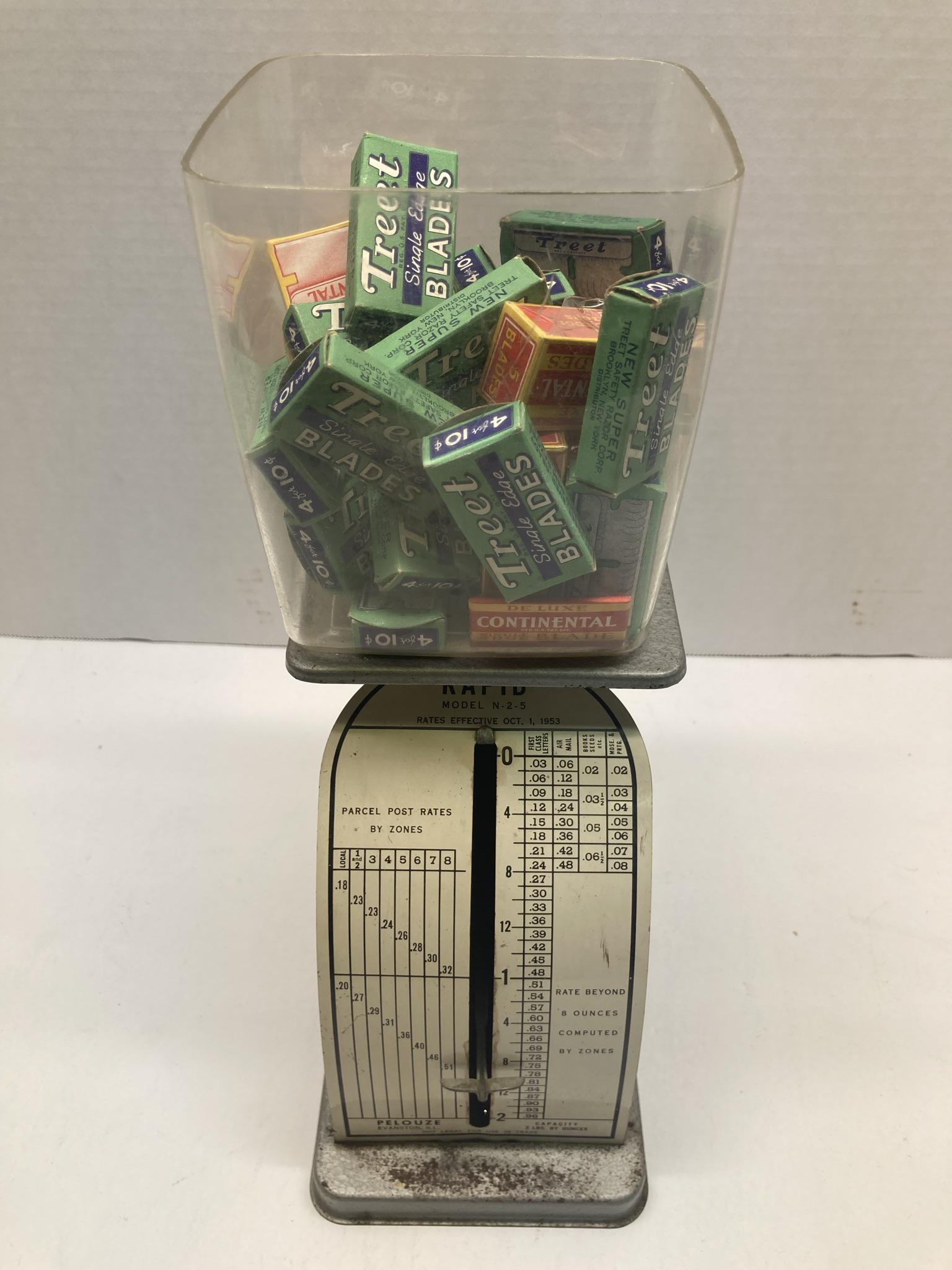Vintage Postal Scale, Treet and Continental Single Edge Blades (1 of 8)