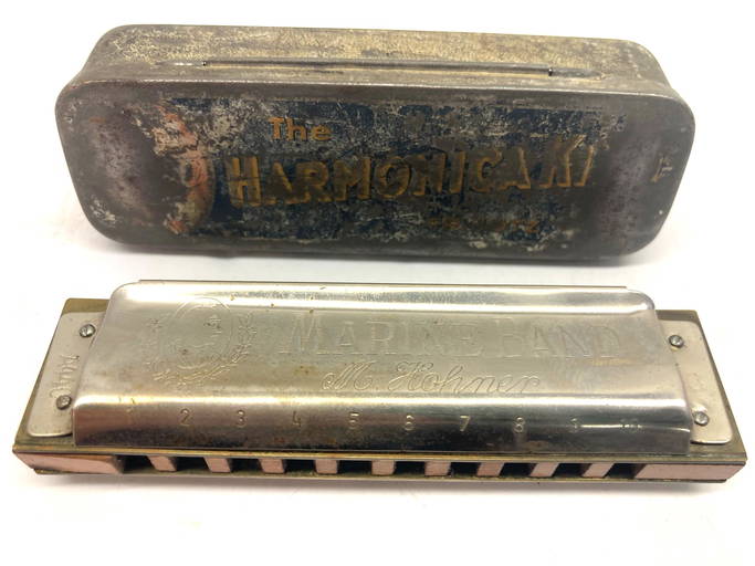 Vintage The Harmonica Kit By Marine Band M. Hohner