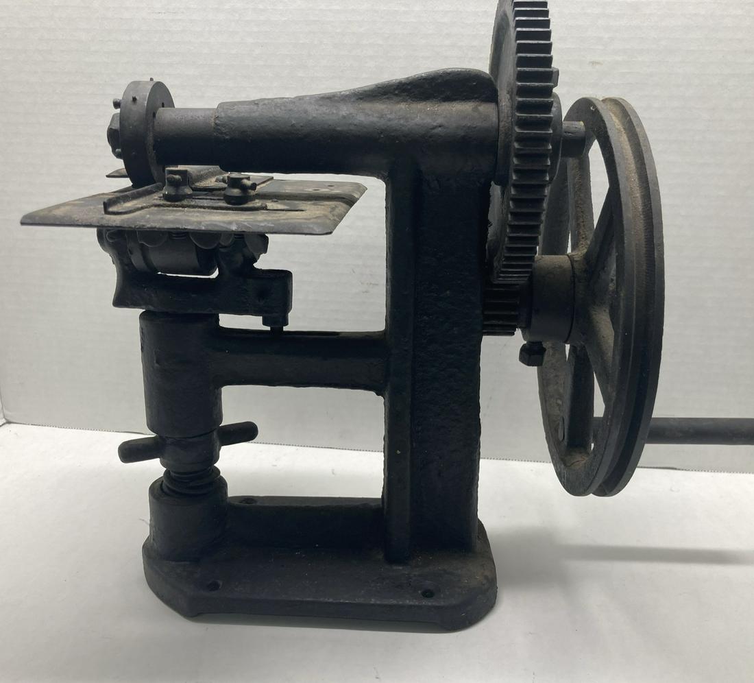 Antique Industrial Cast Iron Parasol and Umbrella cutting Tool: Antique Industrial Cast Iron Parasol and Umbrella cutting Tool