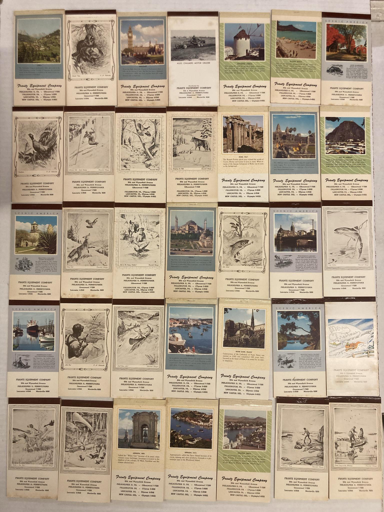 Lot of 36 Vintage Advertising Notepads/Calendars from the 1950s and 1960s (1 of 5)