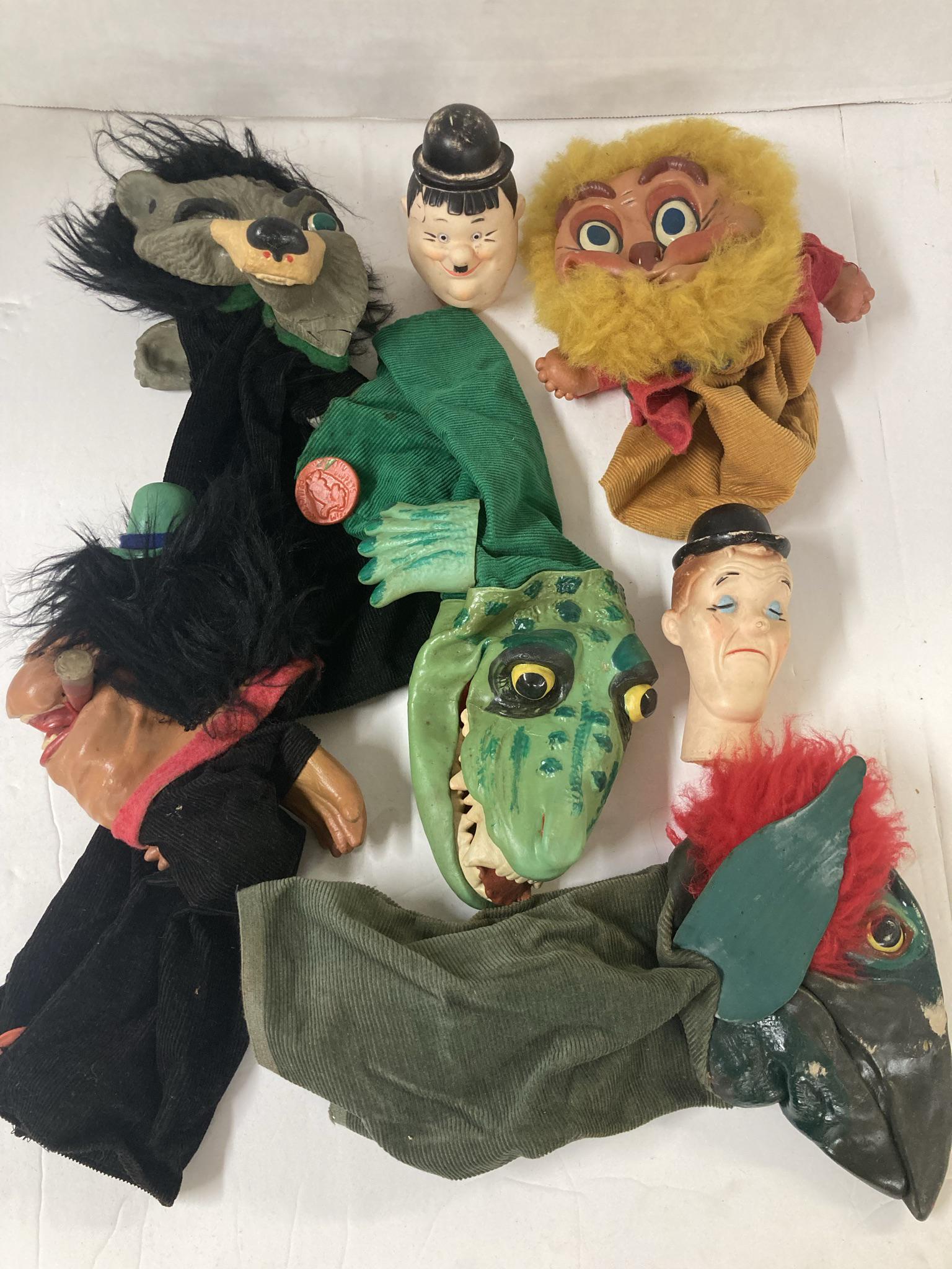 Vintage Martin Puppets Princeton, Knickerbocker Toy Company, and Other: Vintage Martin Puppets Princeton, Knickerbocker Toy Company, and Other