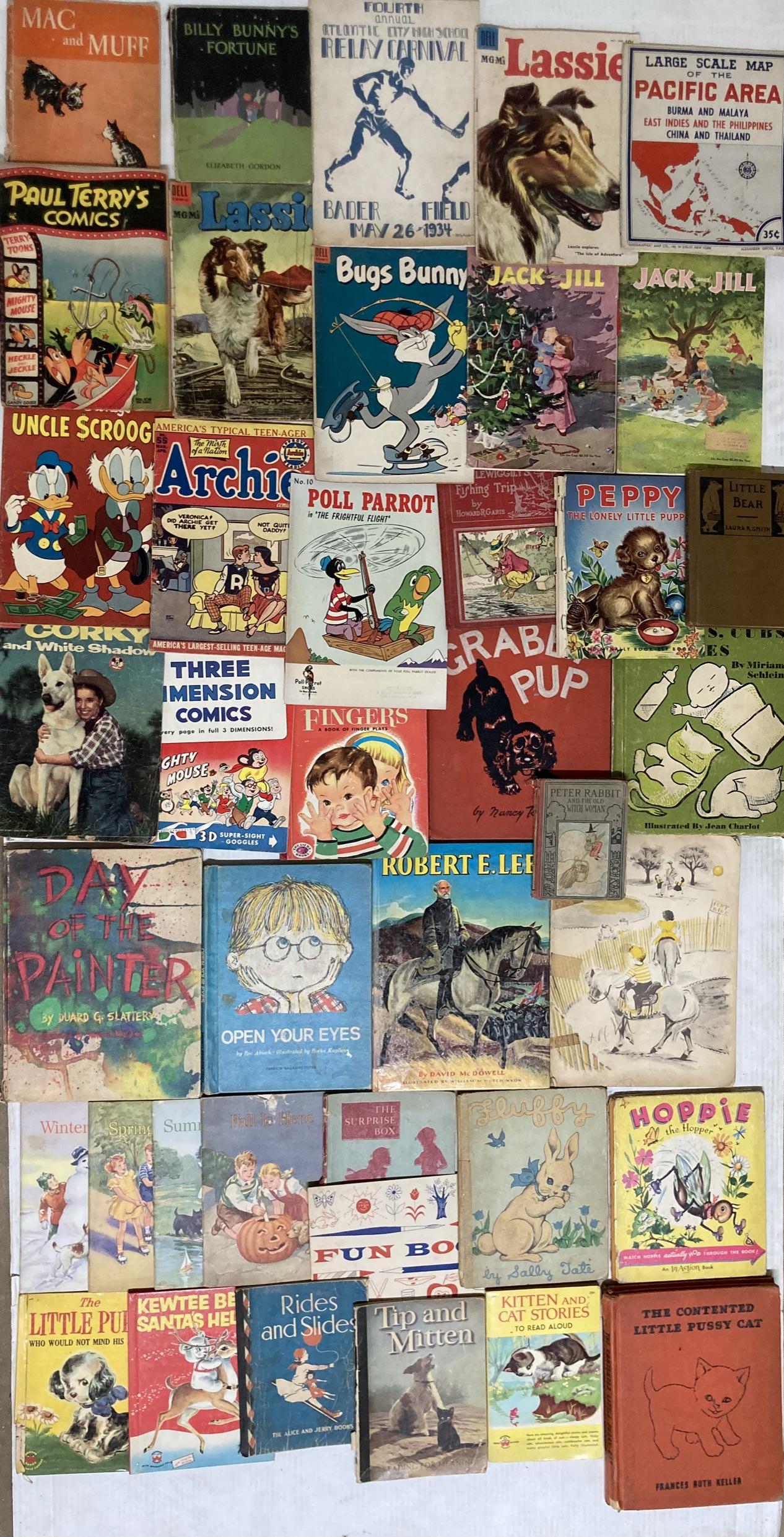 Lot if Vintage Kids Books and Comics (1 of 7)